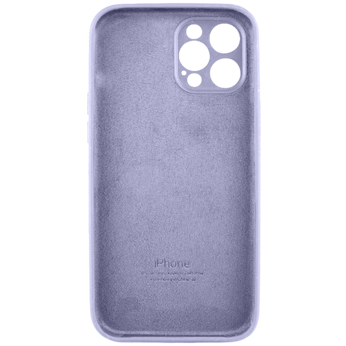 Silicone Case Full Camera Protective (AA) для iPhone 14 Pro Max (Lavender Gray)-1